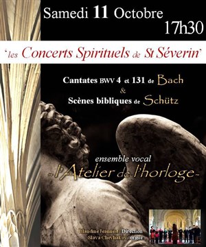 Affiche de Cantates pour choeur de Bach et Schütz