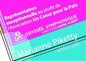 Affiche de Marianne piketty et l'Orchestre Odyssée Symphonique