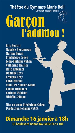 Affiche de Garçon l'addition
