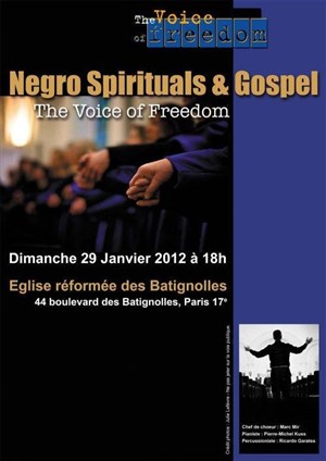 Affiche de The Voice of Feedom | Eglise réformée des Batignolles