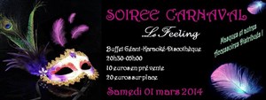 Affiche de Soirée Carnaval