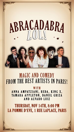 Affiche de English Comedy and Magic - Abracadabra LOL