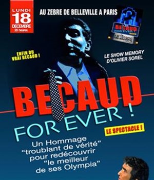 Affiche de Bécaud For Ever