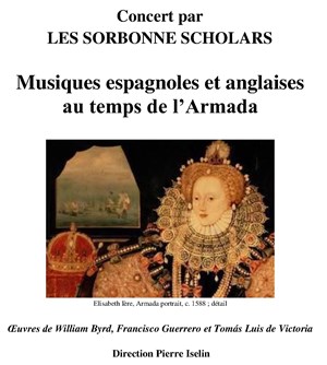 Affiche de Musiques espagnoles et anglaises au temps de l'Armada