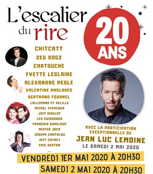 Affiche de Plateau d'artistes de la première heure | 20 ans de L'Escalier du Rire