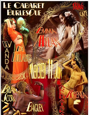 Affiche de Le Cabaret Burlesque, revue d'été