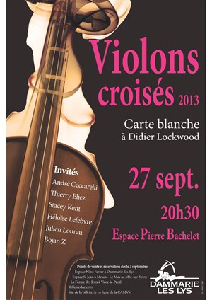 Affiche de Violons Croisés | avec Didier Lockwood