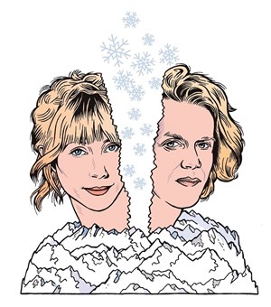 Affiche de Snow Thérapie | avec Julie Depardieu et Alex Lutz
