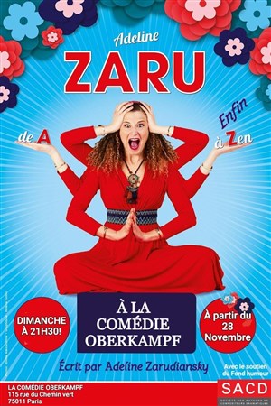 Affiche de Adeline Zaru de A à enfin Zen