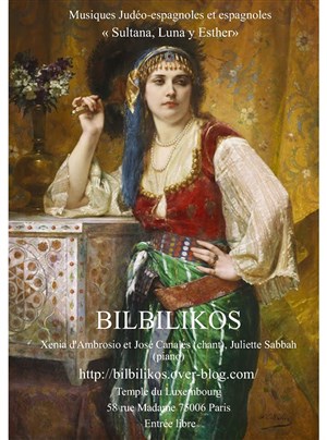 Affiche de Sultana, Luna y Esther - Concert de musique judéo-espagnole et espagnole