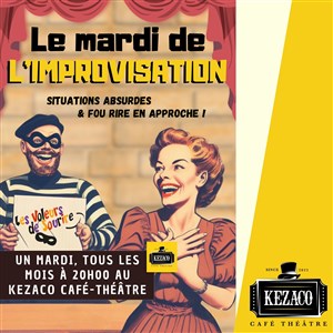 Affiche de Mardi de l'improvisation avec Les Voleurs de Sourire