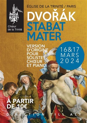 Affiche de Choeur de la Trinité Stabat Mater de Dvorák