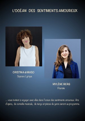 Affiche de L'océan des sentiments amoureux : Récital voix et piano