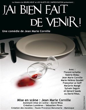 Affiche de J'ai bien fait de venir !