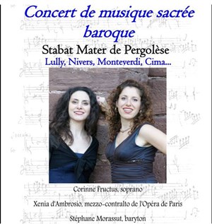 Affiche de Stabat mater de Pergolèse