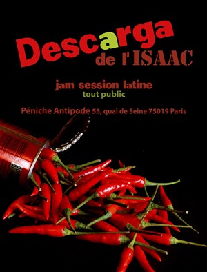 Affiche de Descarga de l'Isaac, Jam session latine