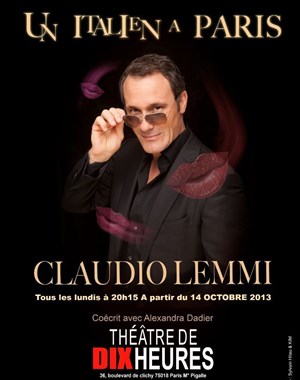 Affiche de Claudio Lemmi dans Un italien à Paris