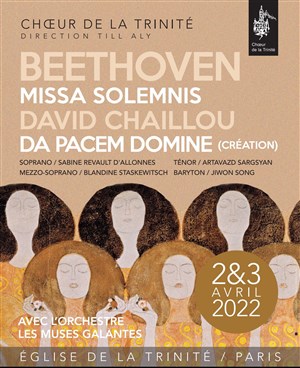 Affiche de Beethoven / Chaillou | par le Choeur de la Trinité