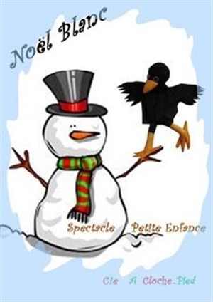 Affiche de Noël blanc