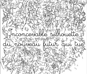 Affiche de Inconcevable silhouette du nouveau futur qui tue