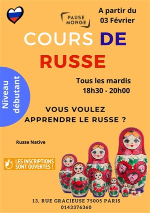 Affiche de Atelier de conversation en russe