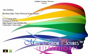 Affiche de Election Miss Color Pictures International