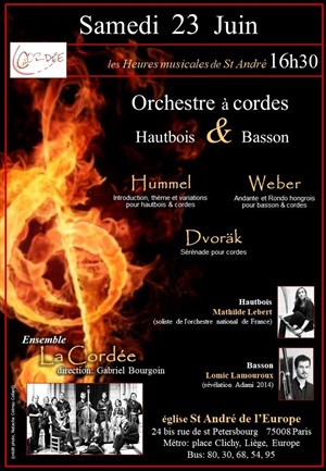 Affiche de Orchestre à Cordes, Hautbois & Basson en Solistes