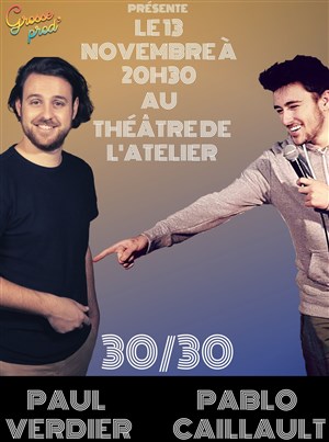 Affiche de Pablo Caillault et Paul Verdier se partagent la scène