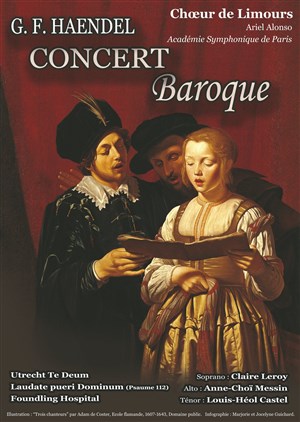 Affiche de Concert baroque Haendel