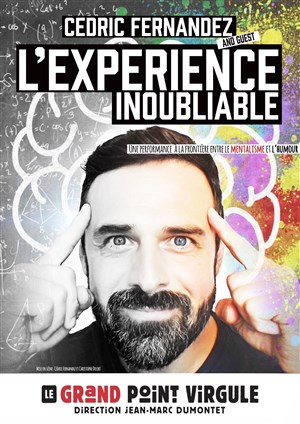 Affiche de Cédric Fernandez dans L'expérience inoubliable
