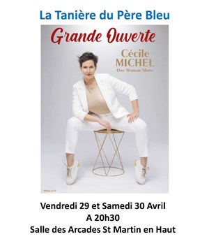 Affiche de Cécile Michèle dans Grande Ouverte