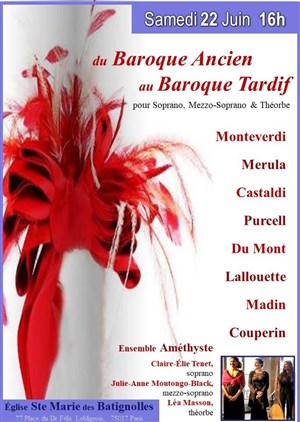 Affiche de Du Baroque ancien au Baroque tardif