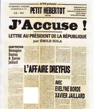 Affiche de J'accuse !