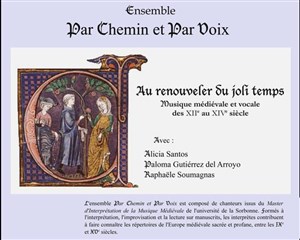 Affiche de Musique Médiévale et Vocale des XIIème & XIVème siècle
