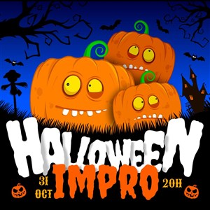 Affiche de Halloween Impro