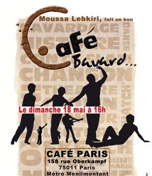 Affiche de Le Café Bavard de Moussa Lebkiri