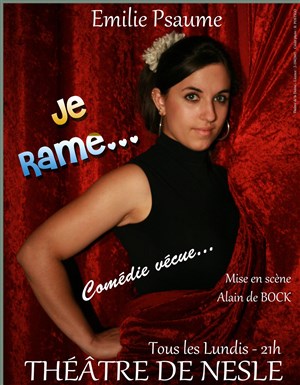 Affiche de Emilie Psaume dans Je rame