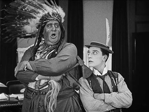 Affiche de Buster Keaton, rire en cascades