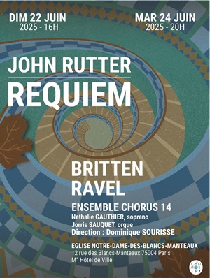 Affiche de Requiem de John Rutter