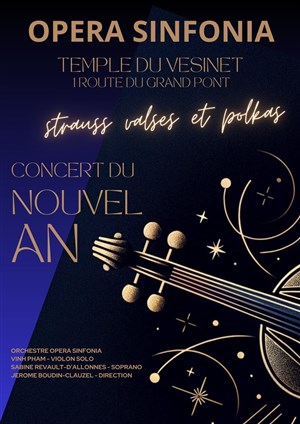 Affiche de Concert du Nouvel An : Strauss, célèbres valses et polka