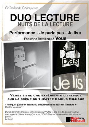 Affiche de Duo Lecture : Nuits de la lecture