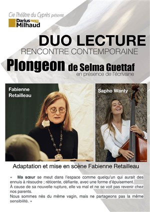 Affiche de Duo lecture : Plongeon