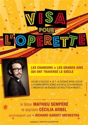 Affiche de Visa pour l'opérette