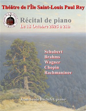 Affiche de Récital de piano Jean-Louis Bachelet