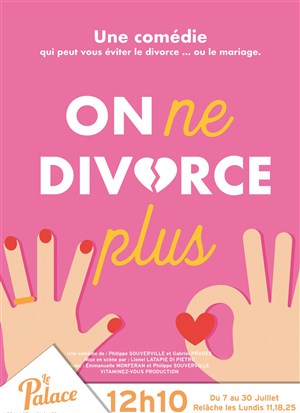 Affiche de On ne divorce plus