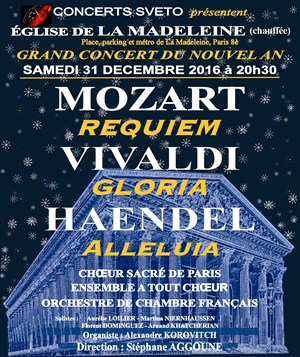 Affiche de Mozart / Vivaldi / Händel