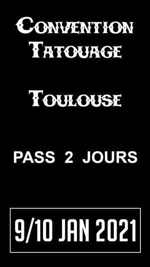 Affiche de Convention Tatouage | Pass 2 jours