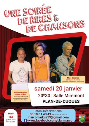 Affiche de Une soirée de rires et de chansons