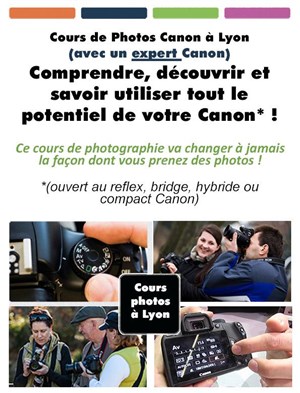 Affiche de Cours photo Canon : Maîtriser votre Canon & Sortez du mode Auto - Parc de la tête d'or