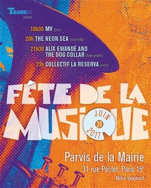 Affiche de Fête de la musique 2017 | Mairie du 15e